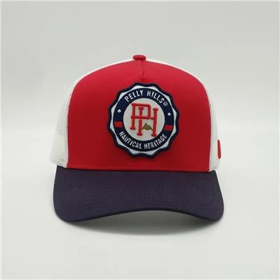 Custom High Quality 5 Panel 3d Puff Embroidery Patch Logo Mesh Snap Back Truck Cap,Cotton Two Tone Gorras,Wholesale Trucker Hats